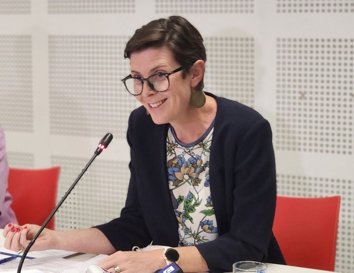 Angela Pratt, représentante de l'OMS au Vietnam. Photo : suckhoedoisong.vn