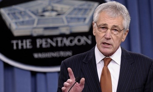 Chuck Hagel, ancien secrétaire américain à la Défense sous l’administration du président Barack Obama, ancien sénateur républicain représentant l'État du Nebraska. Photo : AP