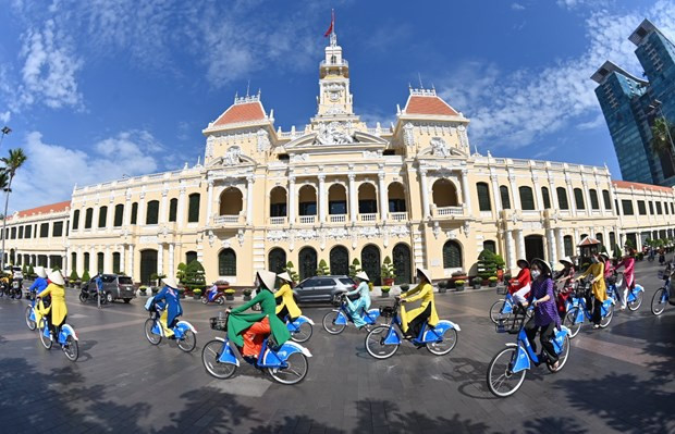 Un coin de Hô Chi Minh-Ville. Photo : VNA.
