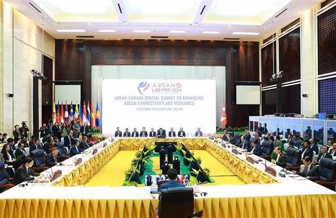 Panorama du Sommet spécial ASEAN-Canada. Photo: VNA