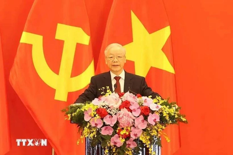Le secrétaire général du Parti, Nguyên Phu Trong. Photo : VNA.