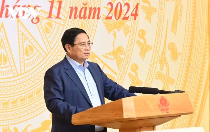 Le Premier ministre Pham Minh Chinh, chef du Comité central de pilotage pour l'élimination des maisons délabrées. Photo: VOV.