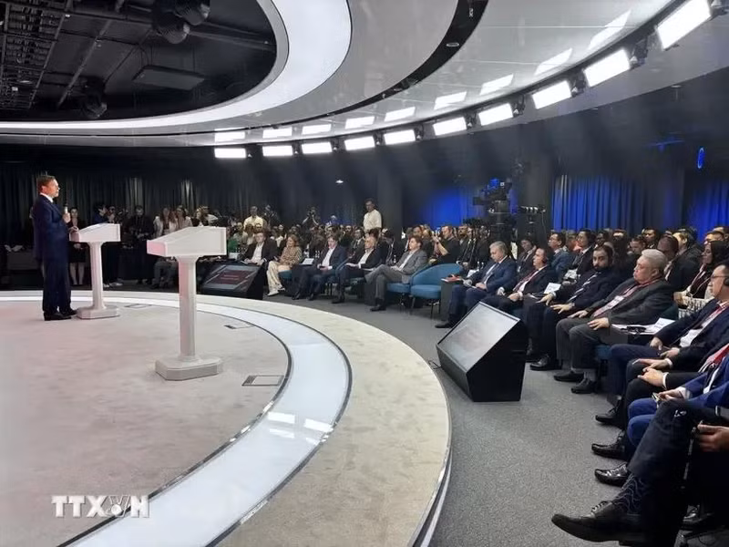 Panorama de la conférence. Photo : VNA.