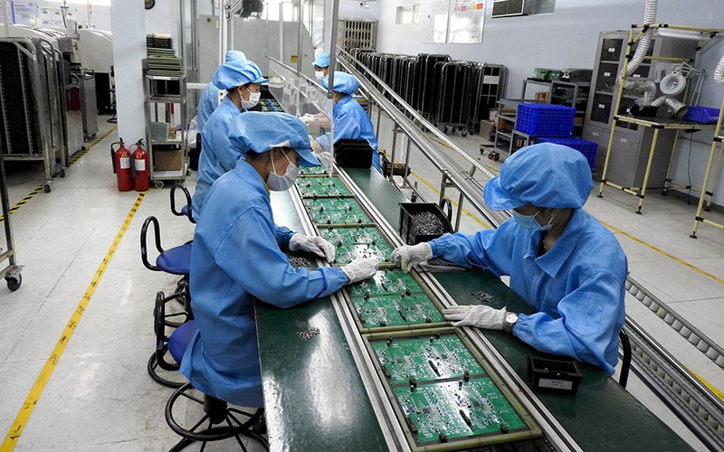 L’IPI pour janvier a augmenté de 18,3 % par rapport à la même période de l’année dernière. Photo : baodautu.vn