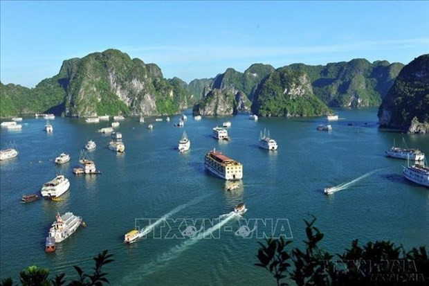 Ha Long est une destination prisée de nombreux touristes. Photo : VNA.