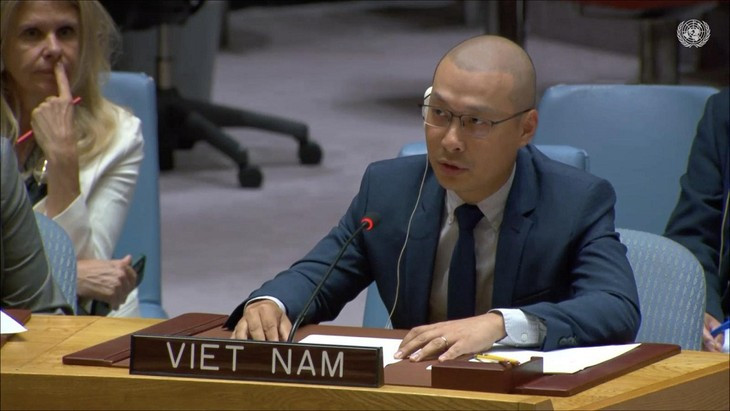 Nguyên Hoàng Nguyên, le chef adjoint de la Mission permanente du Vietnam auprès des Nations Unies. Photo : VOV.