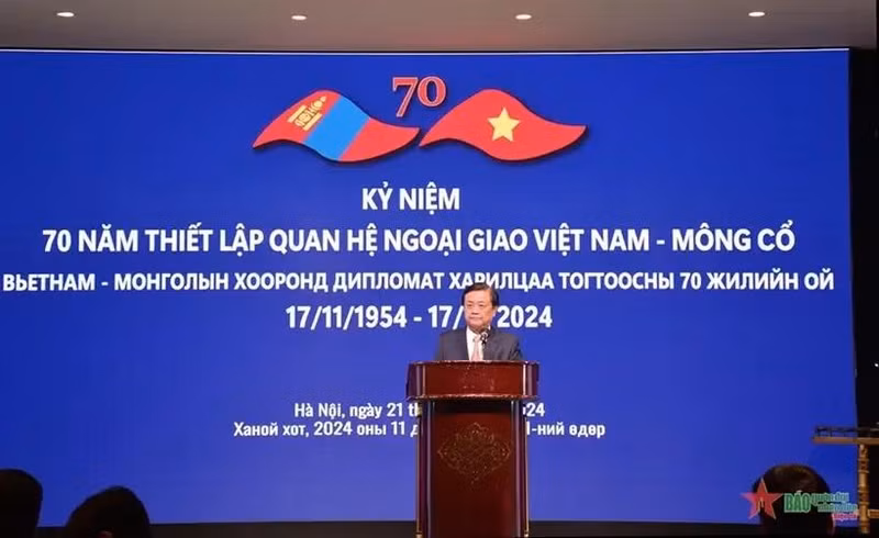 Le ministre de l'Agriculture et du Développement rural Le Minh Hoan à l'événement. Photo : qdnd.vn