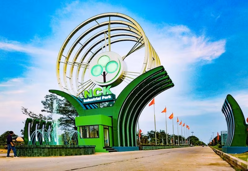 Le parc éco-industriel Nam Câu Kiên dans le district de Thuy Nguyên, à Hai Phong. Photo : NDEL
