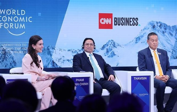 Le Premier ministre Pham Minh Chinh au débat "Leçons tirées de l'ASEAN". Photo : VNA