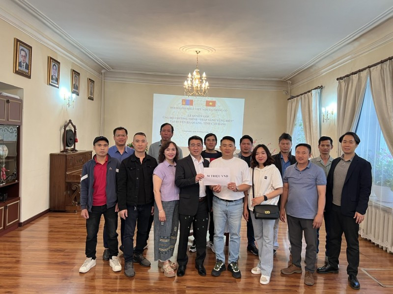 Actuellement, la communauté vietnamienne en Mongolie compte environ 600 personnes. Photo : thoidai.com.vn