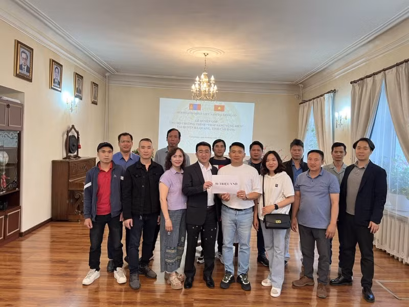 Actuellement, la communauté vietnamienne en Mongolie compte environ 600 personnes. Photo : thoidai.com.vn