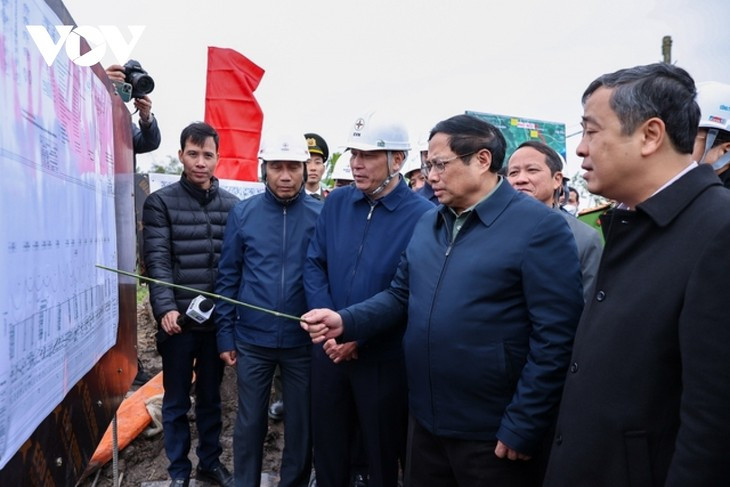 Le Premier ministre Pham Minh Chinh (premier plan). Photo : VOV