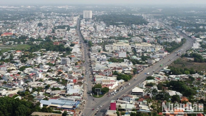 Un coin du district de Long Thành. Photo : NDEL.