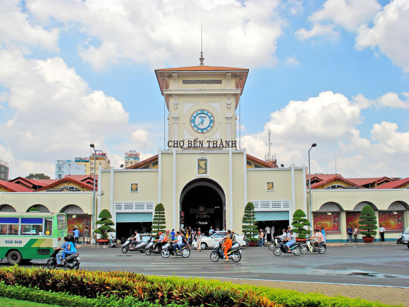 Le marché Bên Thành à Hô Chi Minh-Ville. Photo : sggp.org.vn