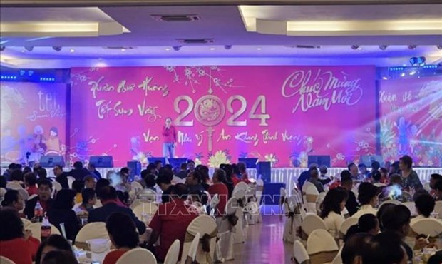 Le programme "Printemps au pays natal-Têt de retrouvailles" organisé en Thaïlande. Photo : VNA.