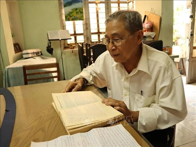 Nguyên Thanh Bên, ancien reporter de l’Agence d’information de libération. Photo : VNA.