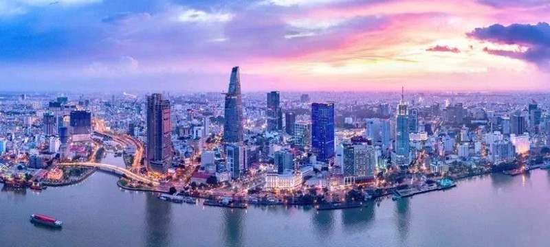 Un coin de Hô Chi Minh-Ville. Photo: trailsofindochina