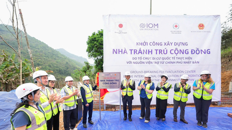 Le Japon, l’OIM et l’UNICEF unissent leurs efforts pour soutenir Cao Bang après le typhon Yagi.
