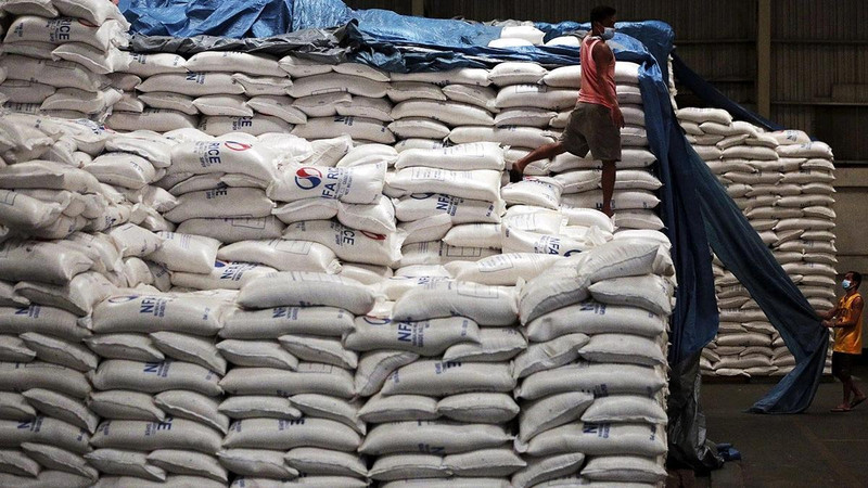 Le Vietnam reste le premier fournisseur de riz des Philippines, détenant une part de marché de 73,5 %. Photo : VOV