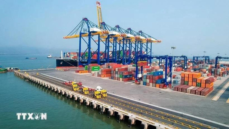 Vue du port de Lach Huyên, à Hai Phong. Photo : VNA.