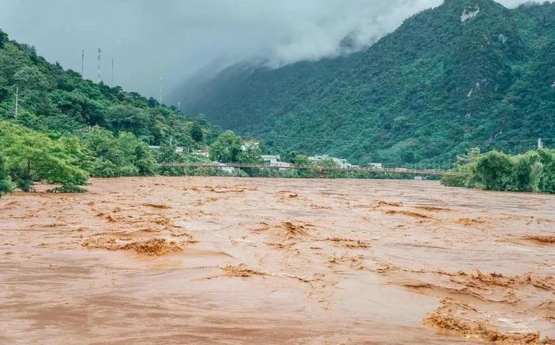 Le Vietnam est ainsi identifié comme l'un des 11 pays les plus vulnérables au changement climatique d'un point de vue macroéconomique. Photo : VNA.