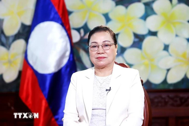 L'ambassadrice du Laos au Vietnam, Khamphao Ernthavanh. Photo : VNA.
