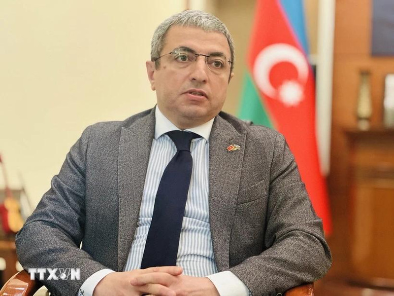 L’ambassadeur d’Azerbaïdjan au Vietnam, Shovgi Kamal Oglu Mehdizade. Photo : VNA.