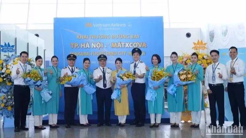 Vietnam Airlines a officiellement repris ses vols directs entre Hanoi et Moscou, après une suspension de trois ans.