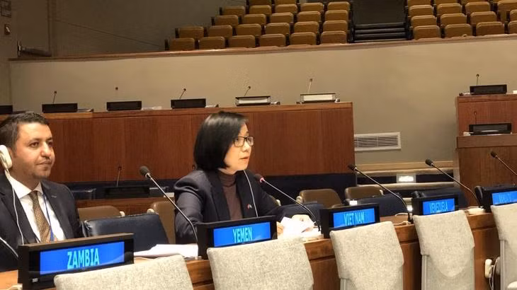 Nguyên Phuong Trà, la cheffe adjointe de la Mission permanente du Vietnam auprès des Nations Unies. Photo : VOV