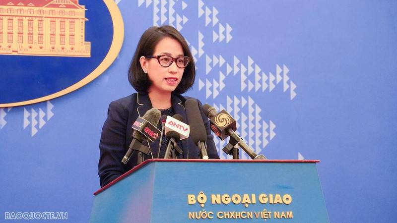 La porte-parole adjointe du ministère des Affaires étrangères Pham Thu Hang. Photo : baoquocte.vn
