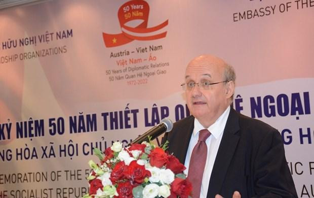 L'ambassadeur d’Autriche au Vietnam, Hans-Peter Glanzer. Photo : VNA.