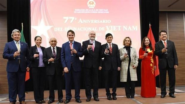 La Fête nationale du Vietnam célébrée au Mexique. Photo : VNA