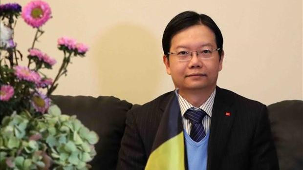 Trân Ngoc Quân, conseiller au commerce du Vietnam en Belgique et en UE. Photo: VNA