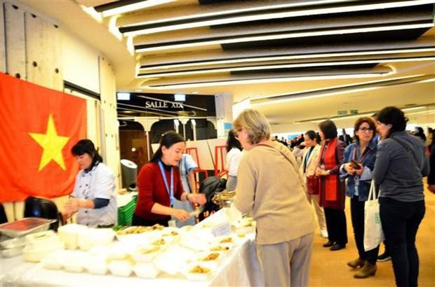 Le stand du Vietnam à la foire internationale UN Bazaar 2022. Photo : VNA.