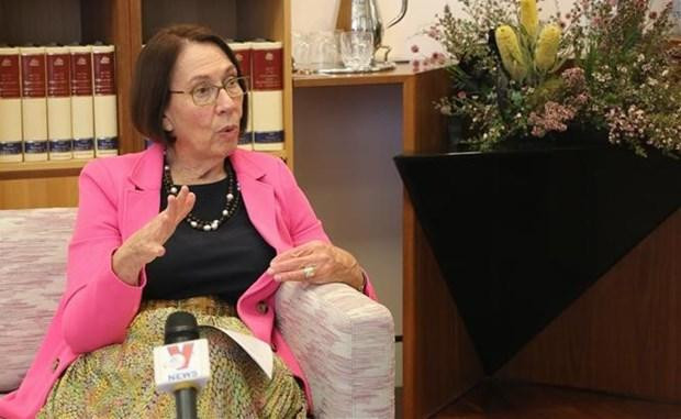 La présidente du Sénat d’Australie, Sue Lines. Photo : VNA.