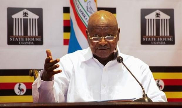 Le Président de la République d'Ouganda, Yoweri Kaguta Museveni, effectue une visite officielle au Vietnam, du 23 au 25 novembre. Photo : VNA.
