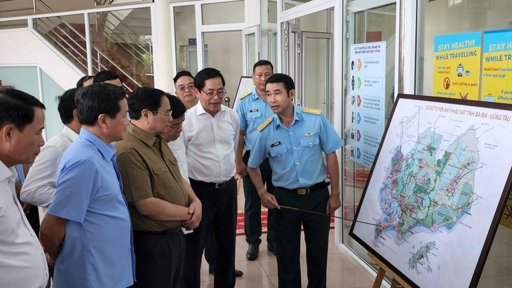 Le Premier ministre demande à Bà Ria-Vung Tàu de protéger l'environnement. Photo : VOV.
