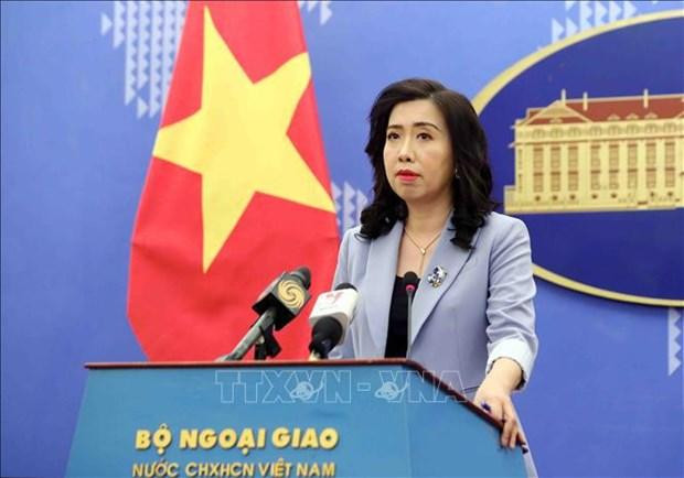 La porte-parole du ministère vietnamien des Affaires étrangères Lê Thi Thu Hang. Photo: VNA