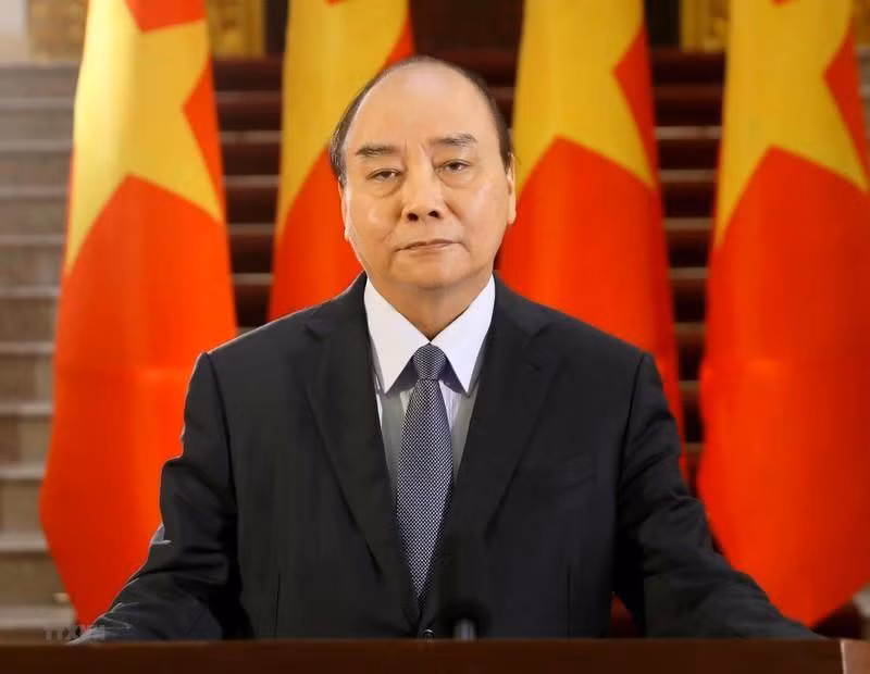 Le Président vietnamien Nguyên Xuân Phuc. Photo : VNA