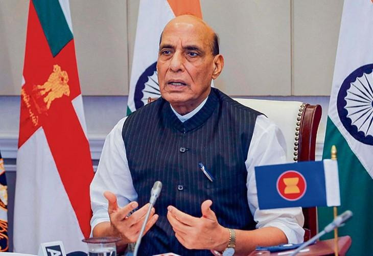 Le ministre indien de la Défense Rajnath Singh. Photo : Tribune.