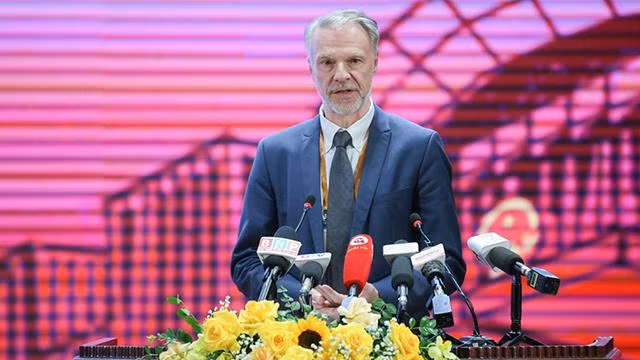 Le représentant de l'UNESCO au Vietnam, Christian Manhart. Photo : VOV.