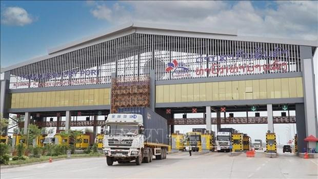 Port sec de Thanaleng Vientiane dans le district de Hadxaifong, Vientiane, au Laos. Photo: VNA
