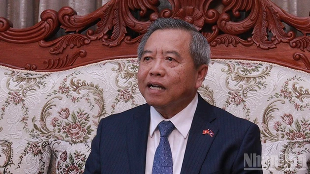 Président de l'Association d'amitié Laos-Vietnam, Boviengkham Vongdara. Photo: NDEL