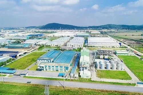 Vue du Parc industriel Vietnam-Singapour (VSIP) dans la province de Bac Ninh (Nord). Photo : khucongnghiepvienam.vn