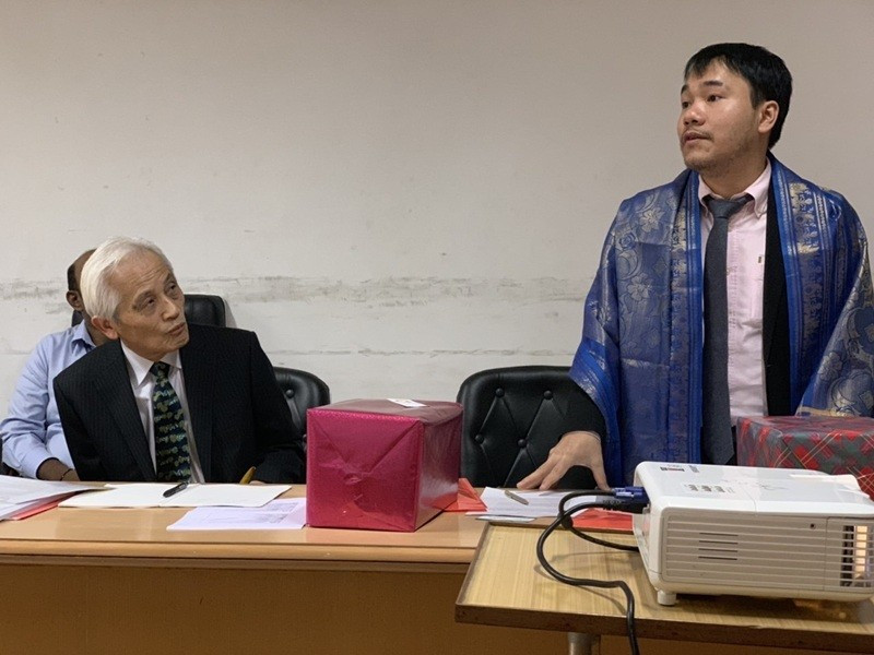 Le docteur Dinh Hung Cuong, chef du Département de recherche et développement à l’Institut de chimie marine de la ville de Kitakyushu (Japon). Photo : Thoidai. tsdinh-hung-cuong20250715154200.jpg