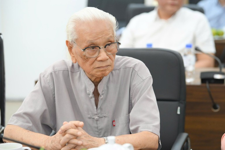 Nguyen Trong Yem, fils du camarade Xuan Thuy, ancien membre du Comité régional du Nord et responsable du Journal Cuu Quoc (Libération nationale). Photo : NDEL. image-6.jpg
