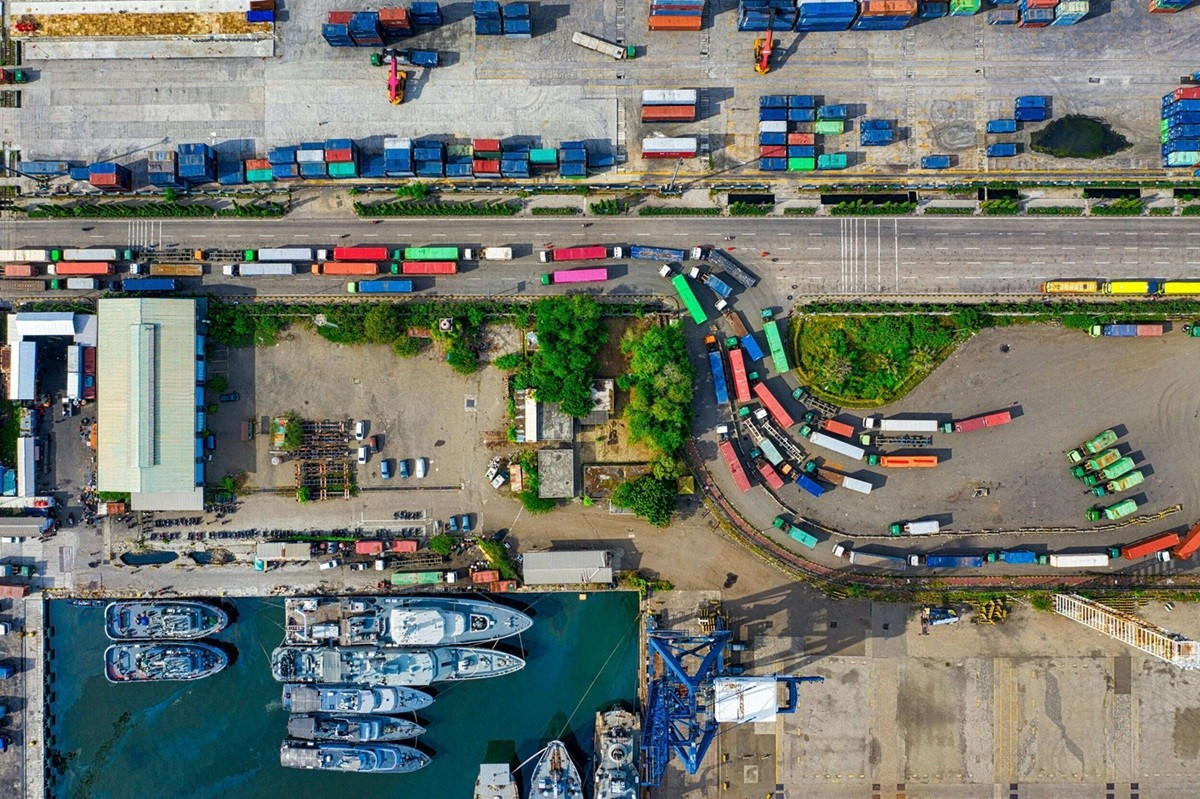 Le port maritime – une base infrastructurelle stimulant les flux d’IDE. Photo : VnEconomy. 123-1657.jpg