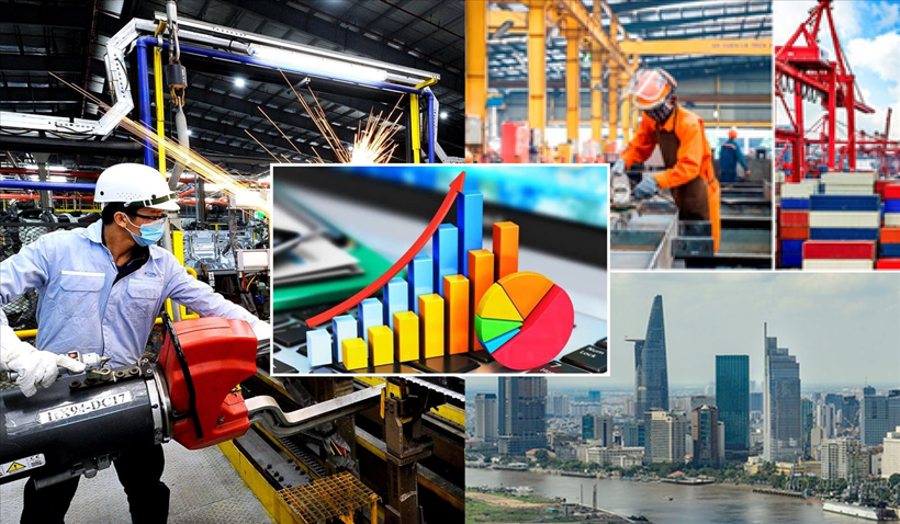 L’économie vietnamienne maintient une croissance soutenue, portée par la production, les investissements et les exportations. Photo : Nguoihanoi. ktxh-vietnam.png