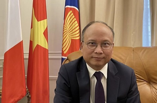 L’ambassadeur du Vietnam en France, Dinh Toan Thang. Photo : L'ambassade du Vietnam en France. dtt-1416.jpg