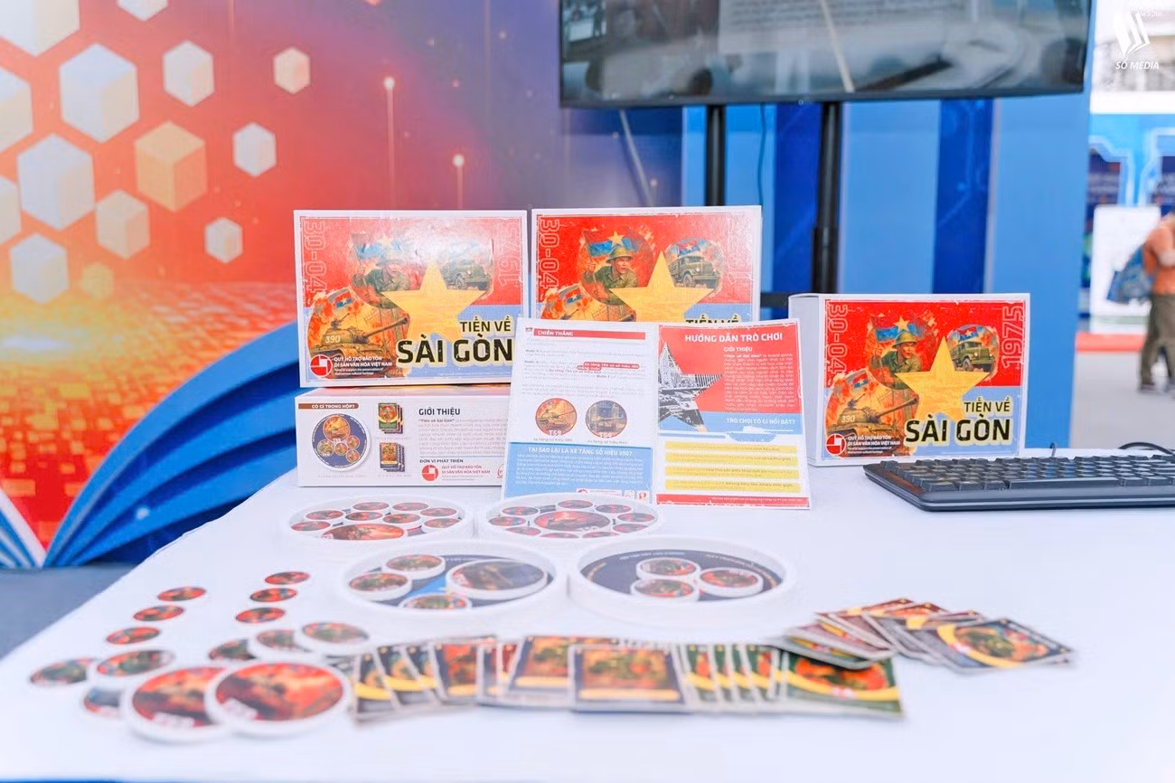 Boardgame (Jeu de société) Tien ve Sai Gon (En route pour Saïgon). Photo : CDIT.